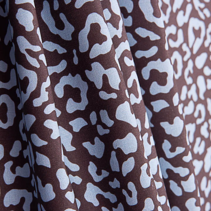 Percale imprimée Nairobi Chocolat - Ribes y Casals
