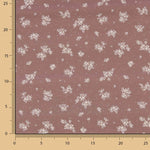 Percale imprimée Amélie rose vieilli - Ribes y Casals
