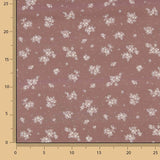 Percale imprimée Amélie rose vieilli - Ribes y Casals