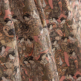 Percale imprimée Kyoto rose - Ribes y Casals