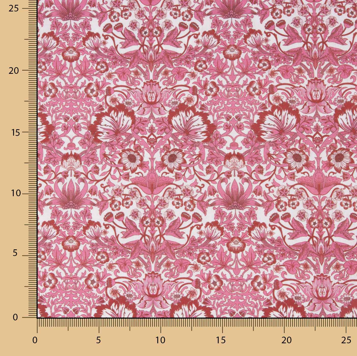 Percale imprimée Willow Rose - Ribes y Casals