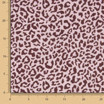 Tissu en percale imprimé Nairobi – Bordeaux et rose - Ribes y Casals