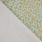 Tissu en percale imprimé « Nairobi Mustard Blue » - Ribes y Casals