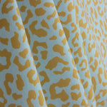 Tissu en percale imprimé « Nairobi Mustard Blue » - Ribes y Casals
