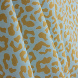 Tissu en percale imprimé « Nairobi Mustard Blue » - Ribes y Casals
