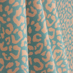 Percale imprimée Nairobi rose et vert d'eau - Ribes y Casals