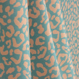 Percale imprimée Nairobi rose et vert d'eau - Ribes y Casals