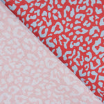 Tissu en percale imprimé rouge et bleu Nairobi - Ribes y Casals