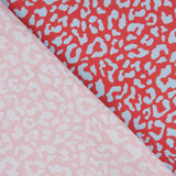 Tissu en percale imprimé rouge et bleu Nairobi - Ribes y Casals