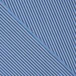 Percale à rayures bicolore bleue 1 mm - Ribes y Casals