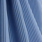 Percale à rayures bicolore bleue 1 mm - Ribes y Casals