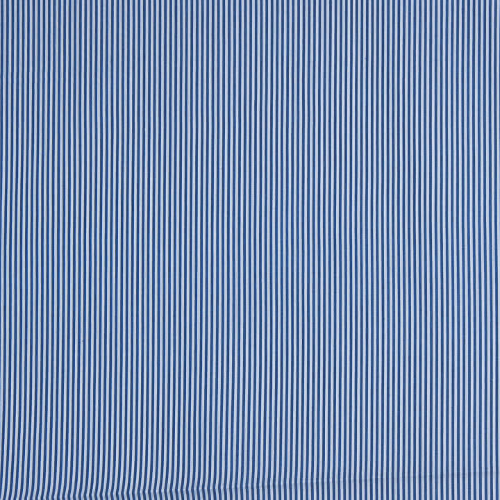 Percale à rayures bicolore bleue 1 mm - Ribes y Casals