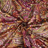 Point velours Paisley Fuchsia - Ribes y Casals