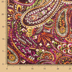 Point velours Paisley Fuchsia - Ribes y Casals