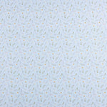 Piqué coton Ramitas Silvestres Bleu - Ribes y Casals