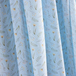 Piqué coton Ramitas Silvestres Bleu - Ribes y Casals