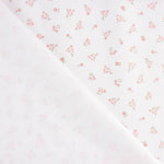 Piqué coton mini fleurs roses - Ribes y Casals