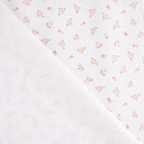 Piqué coton mini fleurs roses - Ribes y Casals