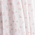 Piqué coton mini fleurs roses - Ribes y Casals