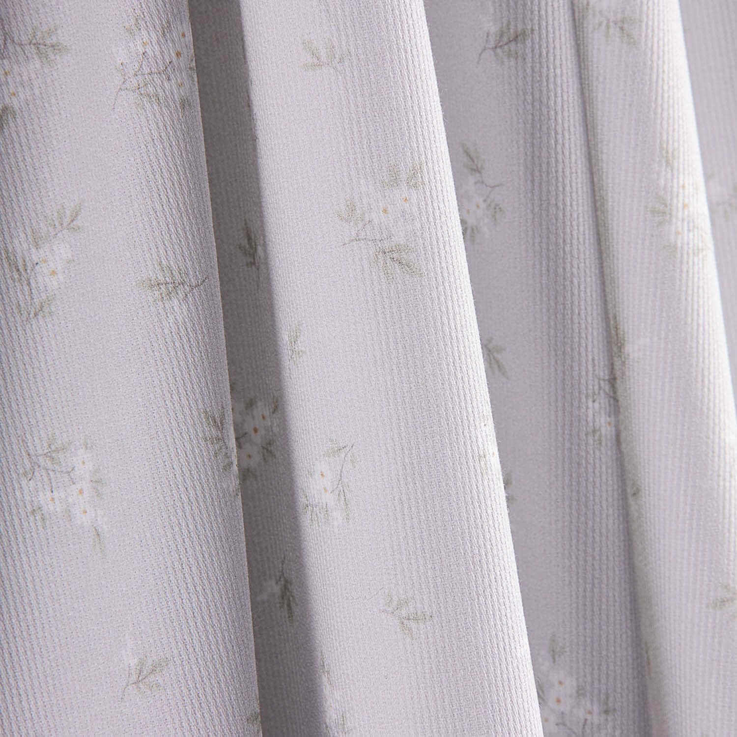 Piqué coton Mini Ramitas Gris - Ribes y Casals