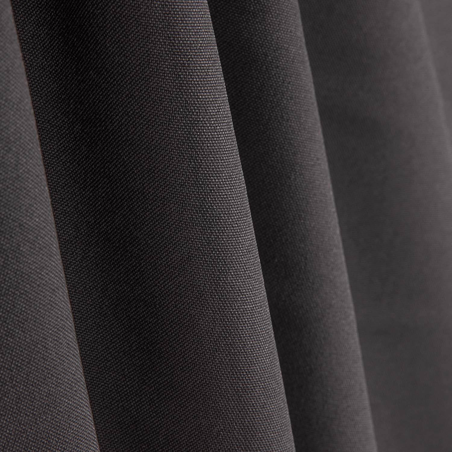 Tissu lisse en polyester gris anthracite - Ribes y Casals