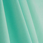 Chute de tissu plat en polyester vert d'eau - Différentes dimensions x largeur de 150 cm - Ribes y Casals