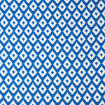 Viscose imprimée Ikat bleue - Ribes y Casals