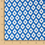 Viscose imprimée Ikat bleue - Ribes y Casals