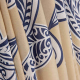 Viscose imprimée Coralia Bleu - Ribes y Casals