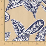 Viscose imprimée Coralia Bleu - Ribes y Casals