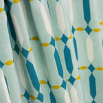 Viscose imprimée géométrique vert d'eau - Ribes y Casals
