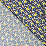 Viscose imprimée Kaleido bleu marine - Ribes y Casals