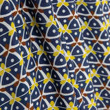 Viscose imprimée Kaleido bleu marine - Ribes y Casals