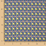 Viscose imprimée Kaleido bleu marine - Ribes y Casals