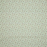 Percale imprimée de petites fleurs vintage vert d'eau - Ribes y Casals