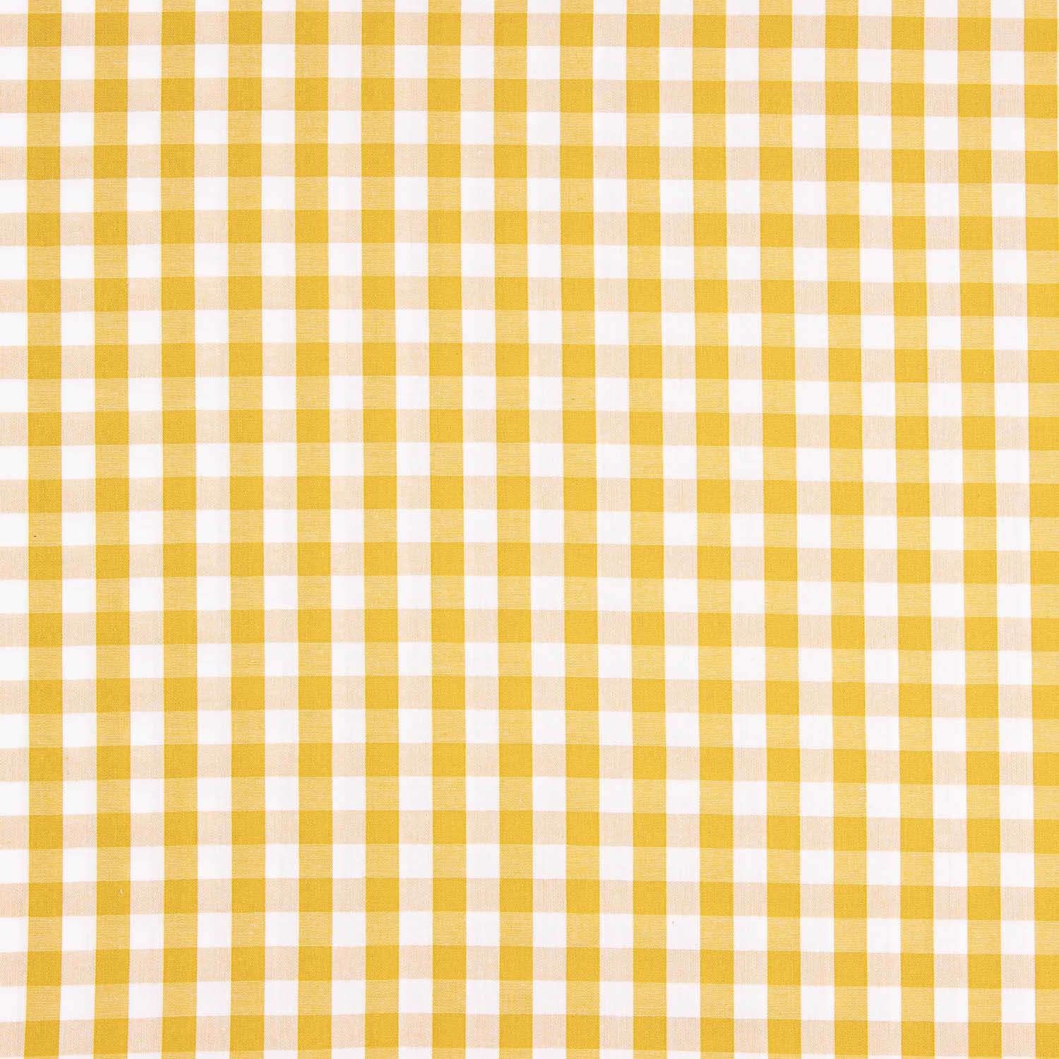 Chiffon popeline Coton Carreaux Maxi Ocre 140 x 145 cm - Ribes y Casals