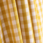 Chiffon popeline Coton Carreaux Maxi Ocre 140 x 145 cm - Ribes y Casals