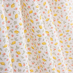Popeline de coton biologique imprimé citrons - Ribes y Casals