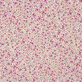 Popeline de coton biologique imprimée mille fleurs fuchsia - Ribes y Casals