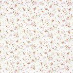 Popeline de coton biologique imprimée bouquets sauvages - Ribes y Casals