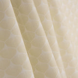 Popeline de coton imprimée « Éventails » beige - Ribes y Casals