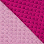 Popeline de coton imprimée « Éventails » fuchsia - Ribes y Casals