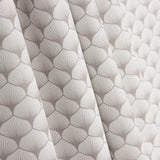 Popeline de coton imprimée « Éventails » Gris - Ribes y Casals