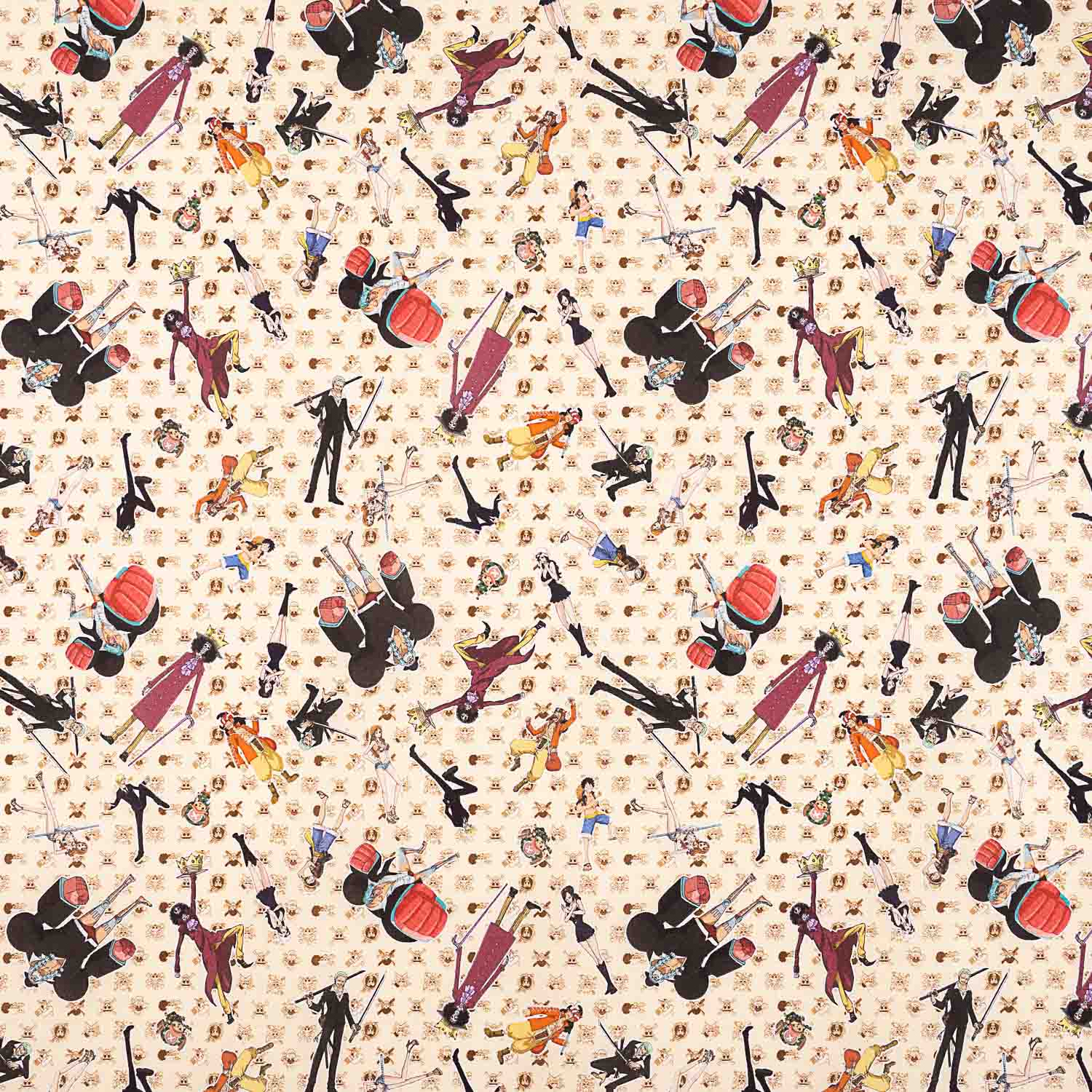 Popeline de coton imprimée One Piece - Ribes y Casals