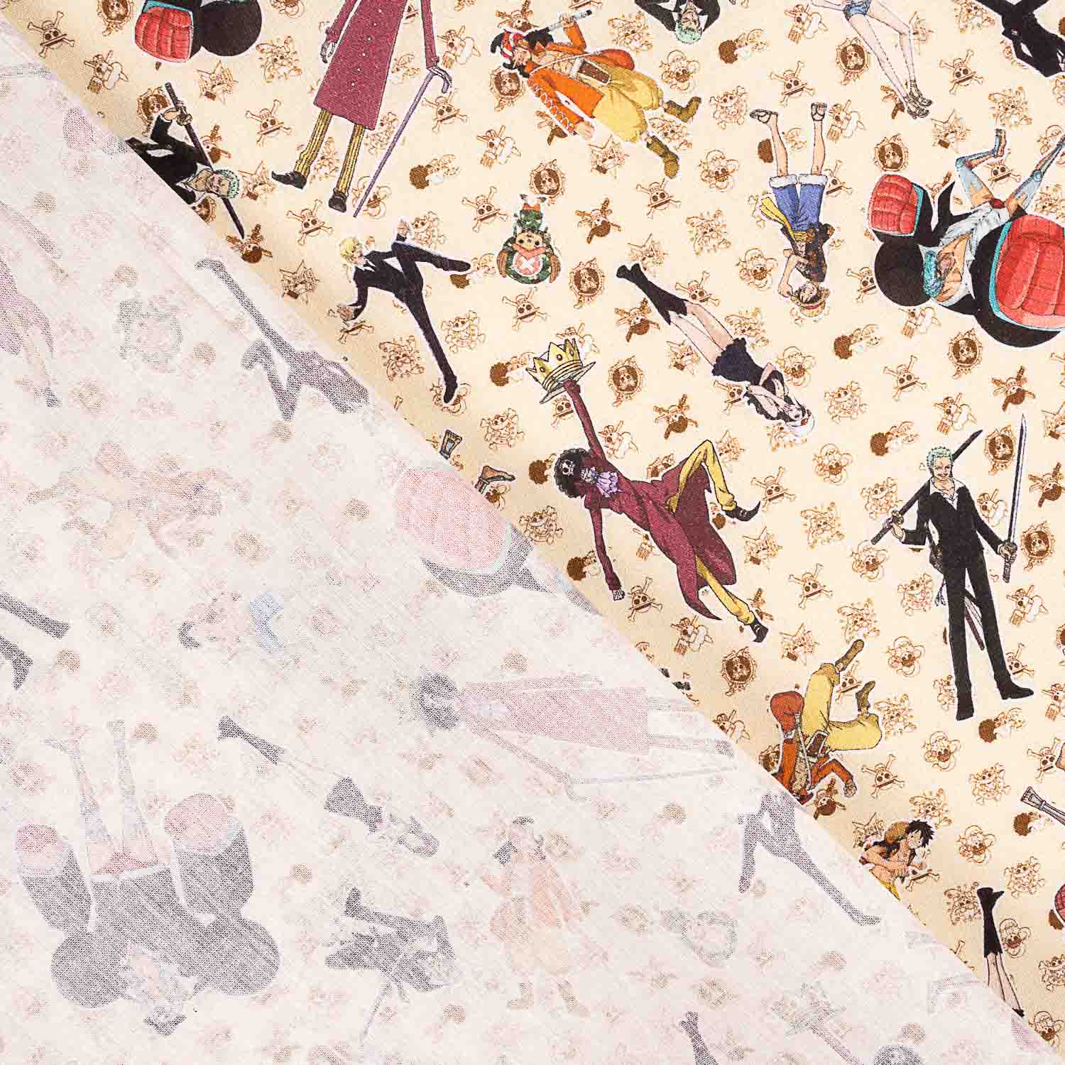 Popeline de coton imprimée One Piece - Ribes y Casals