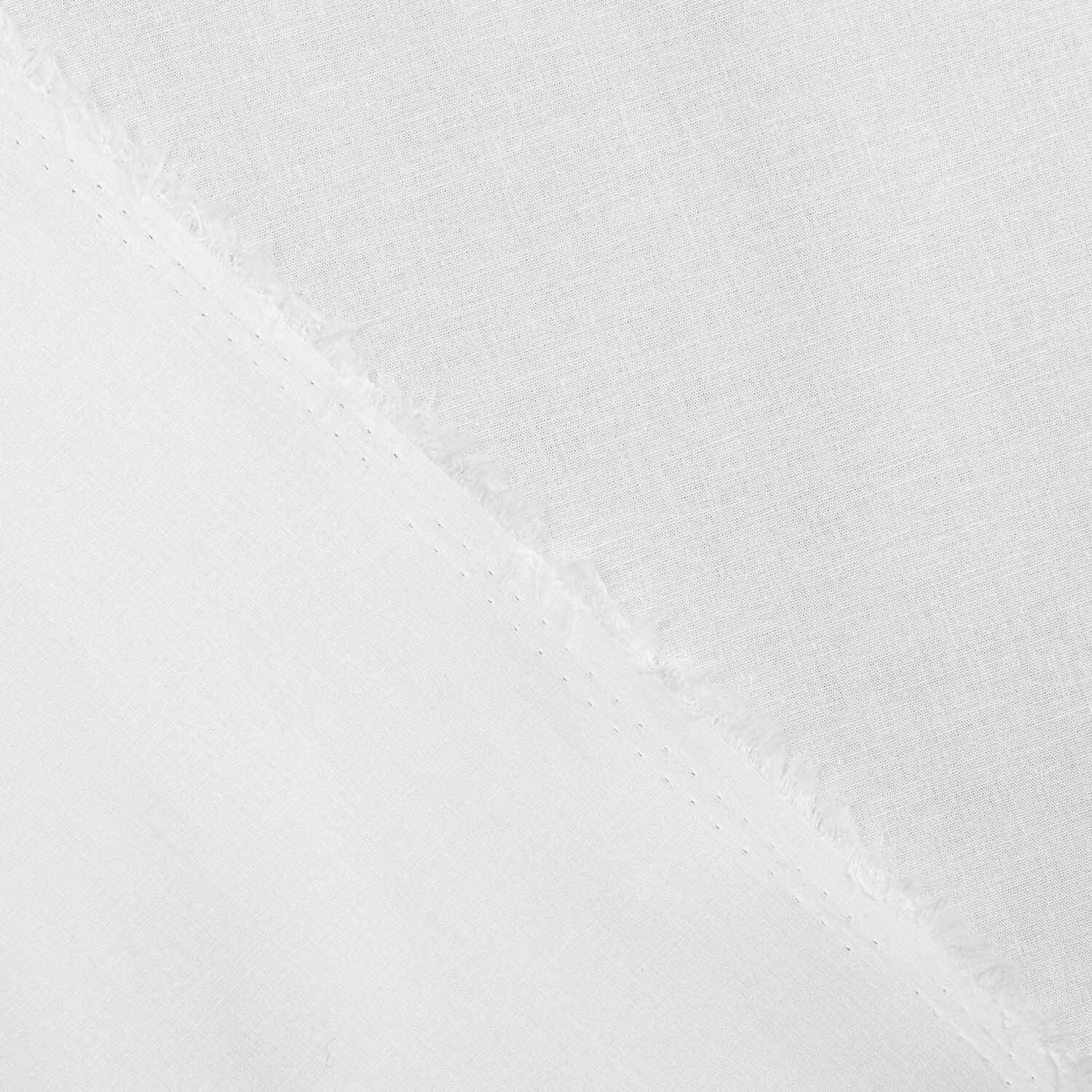 Popeline élasthanne blanc - Ribes y Casals