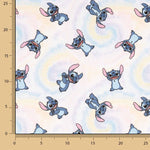 Popeline de coton imprimée Stitch - Ribes y Casals