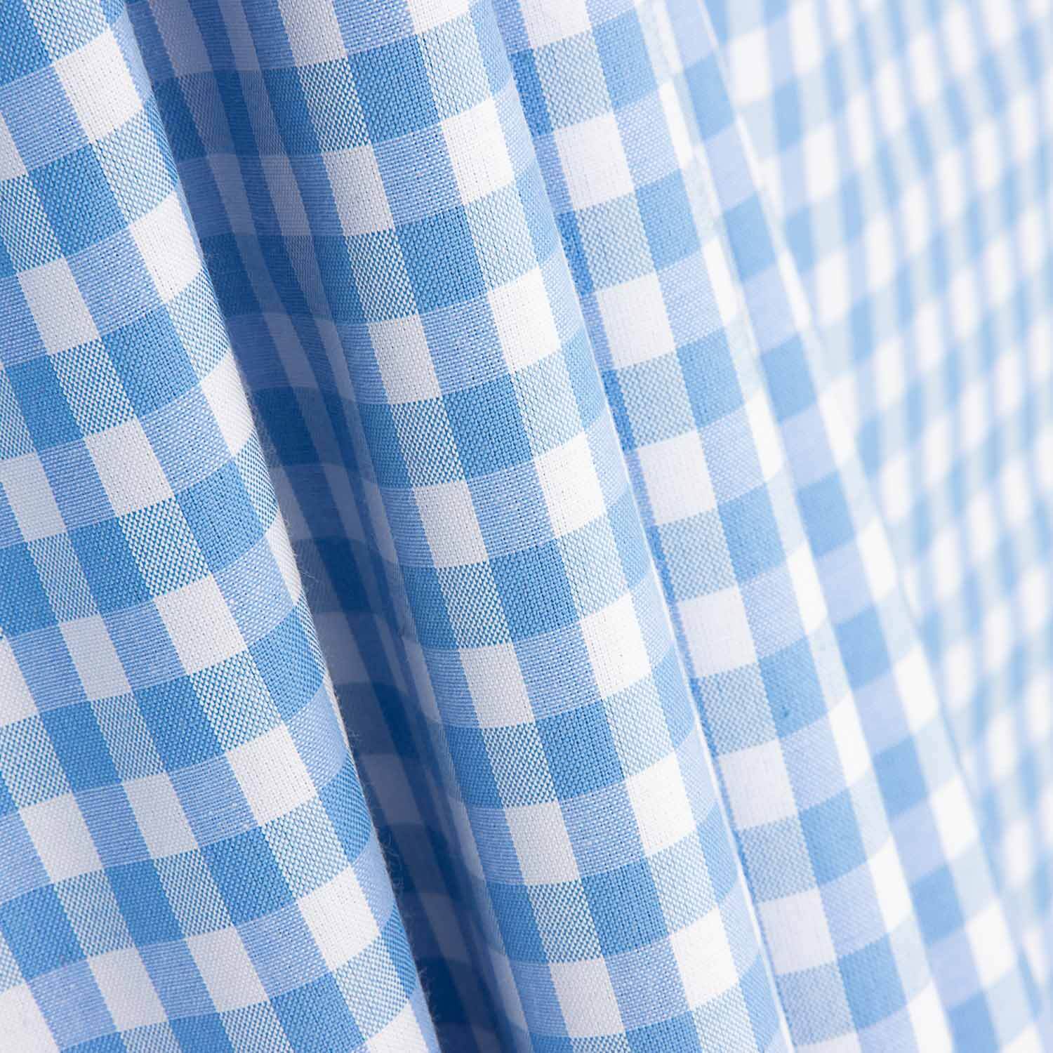 Carreaux Vichy Basic Bleu clair Moyen 60 - Ribes y Casals