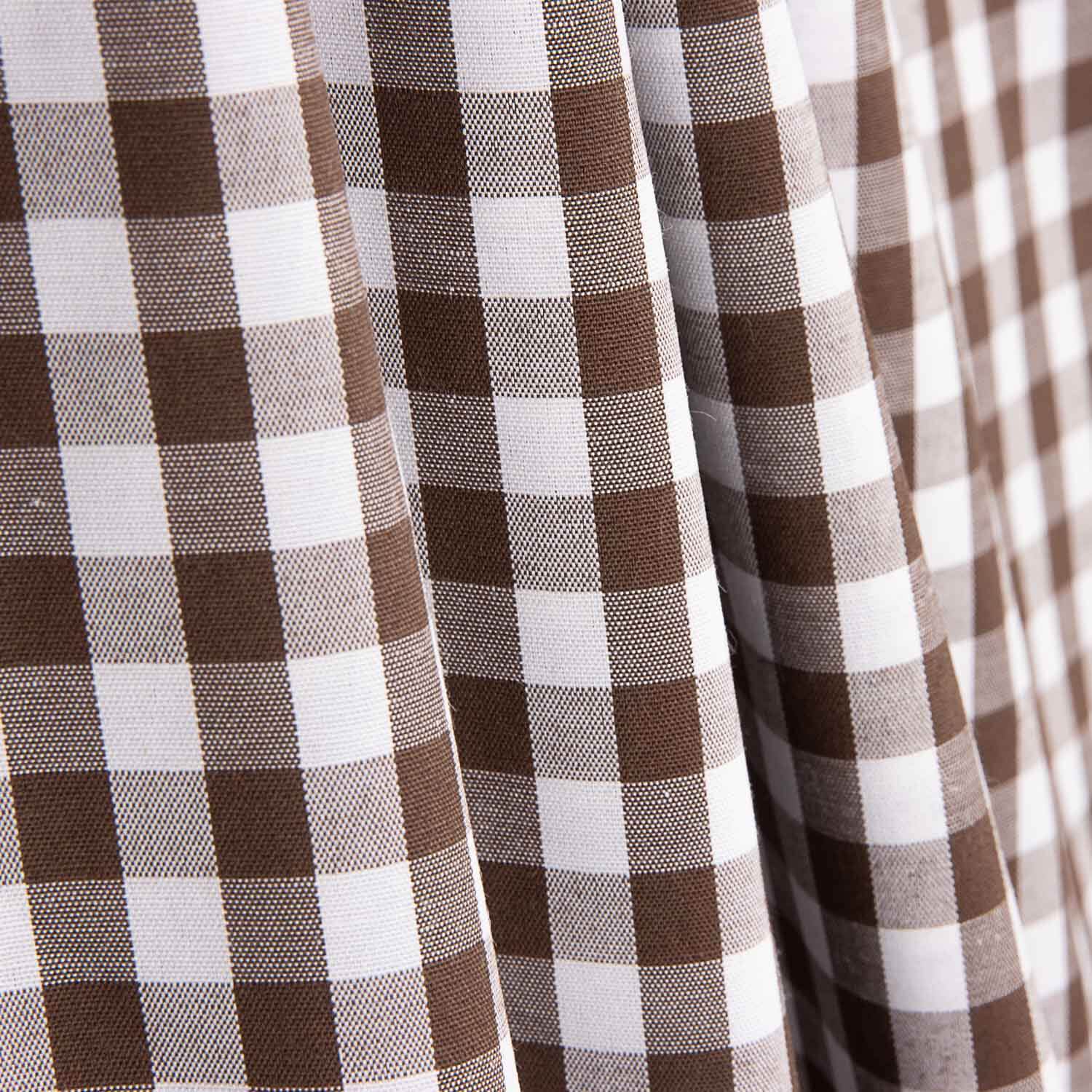 Carreaux Vichy Basic Marron Grand 80 - Ribes y Casals