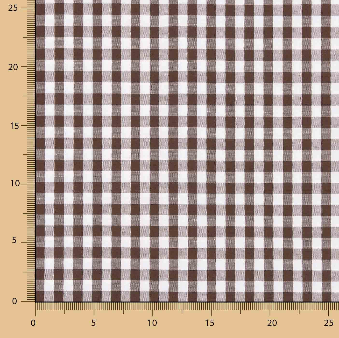Carreaux Vichy Basic Marron Grand 80 - Ribes y Casals